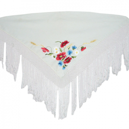 Косинка шовкова з вишивкою