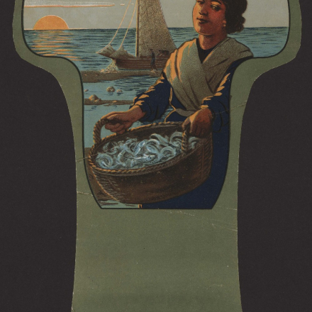 Advertisement for the S.B. Falz-Fein Black Sea and Azov Cannery (Odesa). Early 20th century.